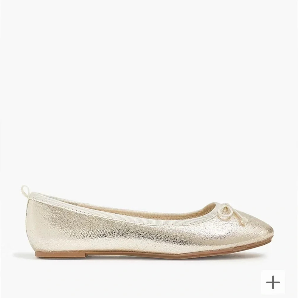 Crewcuts Light Gold Ballet Flats